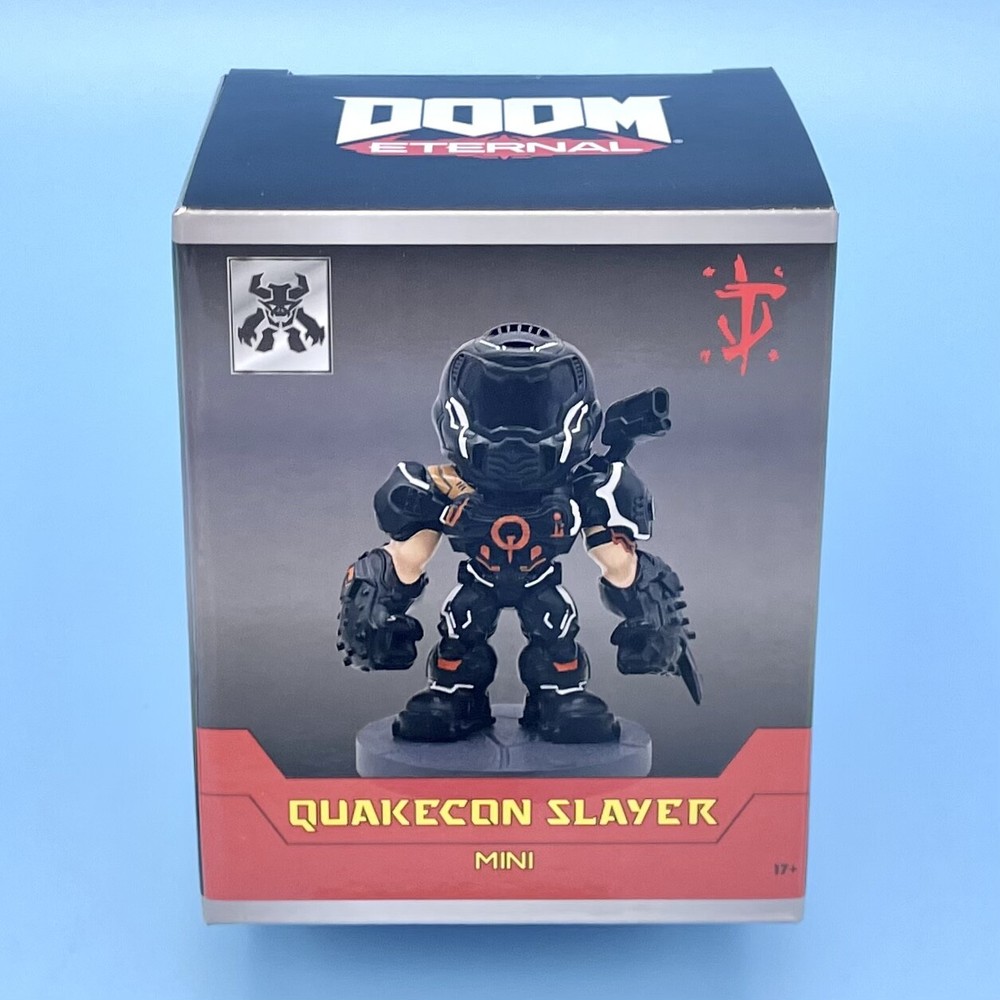 Doom Eternal Doomguy Black Quakecon Variant Mini Slayer Figure Statue 2022