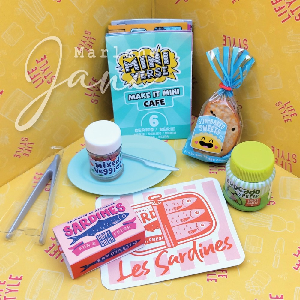 NEW! MGA’s Miniverse Cafe Series 6 WAVE 2 – SARDINE TOAST – Unmade Make it Mini