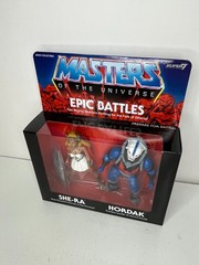 MOTU VINTAGE COLL. MASTERS OF THE UNIVERSE SUPER7 SHE-RA & HORDAK EPIC BATTLES