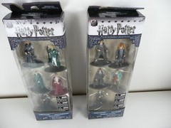 Harry Potter Nano Metalfigs Figures Die Cast Metal 2 Sets of 5 Each Total of 10