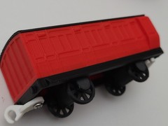 Custom LB&SCR Red Stroudley Coach Set (3) Spoke Wheels Printed for Trackmaster