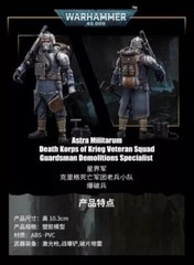 JOYTOY Warhammer 40K 1/18 JT2658 Death Korps of Krieg Veteran Squad Demolitions