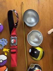 Pikachu Pokemon Clip N Go Poke Ball Adjustable Belt, balls, shooters, etc