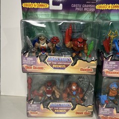 Masters Of The Universe Minis Full Set Of 6 Minifigure 2 Packs New, 12 mini figs