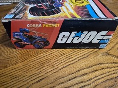 French/Canadian Hasbro GI Joe Cobra Ferret ATV Box Cut Flagpoints Triple Win