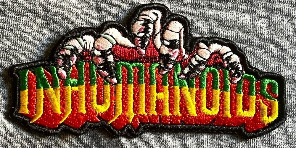 INHUMANOIDS embroidered figure patch action logo title symbol monsters mutant
