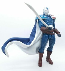 SU-C-CTV: 1/12 fabric wired cape for Marvel Legends Citizen V (blue/white)