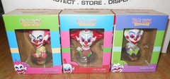 Complete Set of All 3 Killer Klowns from Outer-Space Dash Dancer Bobbleheads NIB