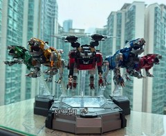 Reborn Reborn-01 Reborn01 Beastmaster Voltron GoLion Action Figure LED Model Toy