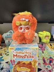 JOTOYS Q. Kid Emotional Hairy Monsters Series Plush Hang Tag Blind Box – Anger