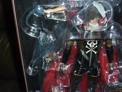 CAPTAIN HARLOCK SPACE PIRATE WITH THRONE OF ARCADIA 12 INCH FIGURE HOT TOYS 2014