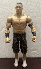 John Cena WWE Camo Wrestling Action Figure 2011 Mattel 6.5” Inches Tall