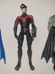DC Comics Figure Lot: Modern Age Batman, Golden Age Batman, Nightwing