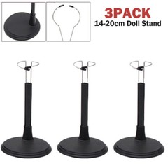US 3Pcs Doll Stand Base Holder C Type for 8″ ~ 12″ Action Figures Toy Collection