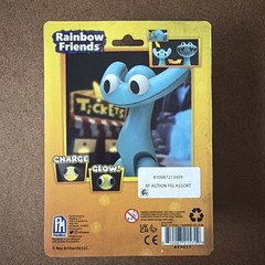 Rainbow Friends Series 2 CYAN Glow in the Dark Toy Action Figure Phat Mojo
