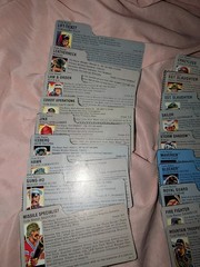 Vintage GI Joe ARAH Info Cards, Paperwork, Vehicle Blueprints.