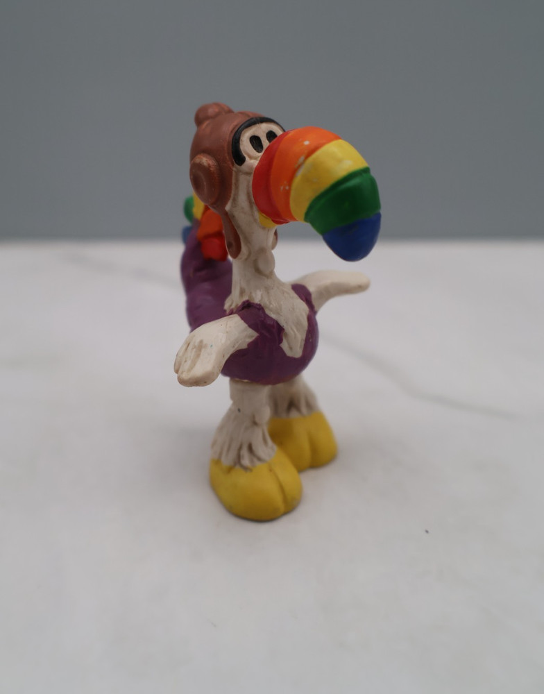 Wallace Berrie Rainbow Kids Toucan Bird Vintage 1981 PVC Toy