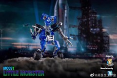 DR.WU MC03T Little Monster Wheelie Trucks Robot Action Figure TOY 8CM in stock