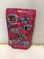 Puppy In My Pocket Sunrise Town 4 Pack Sets Style C Orange Dog Schnauzer Bowl