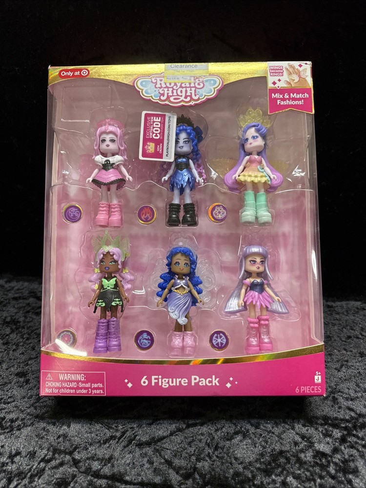 Royale High 6 Figure Pack Target Exclusive Gem Crown Code UNSCRATCHED CODE