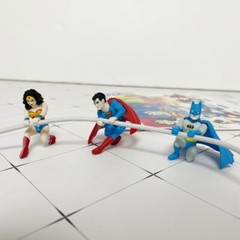 T-ARTS Gashapon Capsule Toys Hipurun DC Fiugre Hero Superman Batman Cable Holder