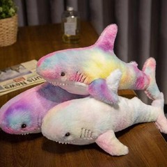 1pc.45/60cm Cute Colorful Shark Plush Toy Soft Stuffed Speelgoed Animal