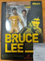 S.H. Figuarts Bruce Lee Set Action Figure Yellow Track Suit Japan “Excellent”