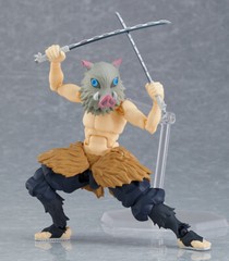 Max Factory Figma Demon Slayer Inosuke Hashibira Action Figure DX Edition H 5.3″