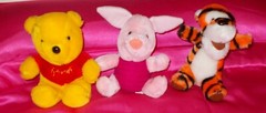 Raggady Ann Andy* My Lil Pony LOT* Pooh Piglet Tigger*Scooby Doo*Fish PLUSH TOYS