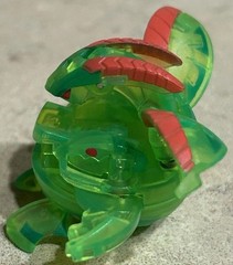 Bakugan Battle Brawlers Percival Neon Green Translucent Ventus 580G