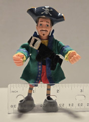 Odyssey Toys Jean Lafitte 4″ Bendable Action Figure Missing Sword – Free to Ship