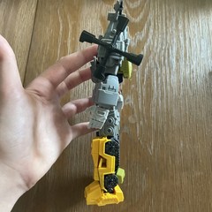 Blokees Transformers Defender Version Bruticus Complete Set USA (Already built)