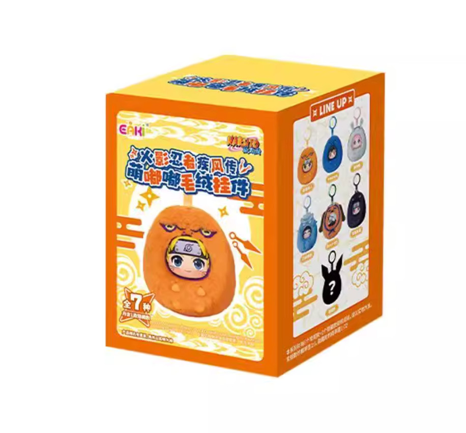 💡 Eaki x Naruto Shippuden Puffy Plush Pendant One Random Blind Box
