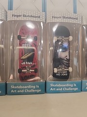 (Lot of 2) Professional Wooded Fingerboard Mini Skateboard