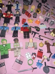 Large Mixed Lot of Robolox Action Figures & Accessories Toy Lot