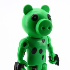Roblox Piggy Dinopiggy Figure Series 1 Green Dino Pig Jazwares 3.5in