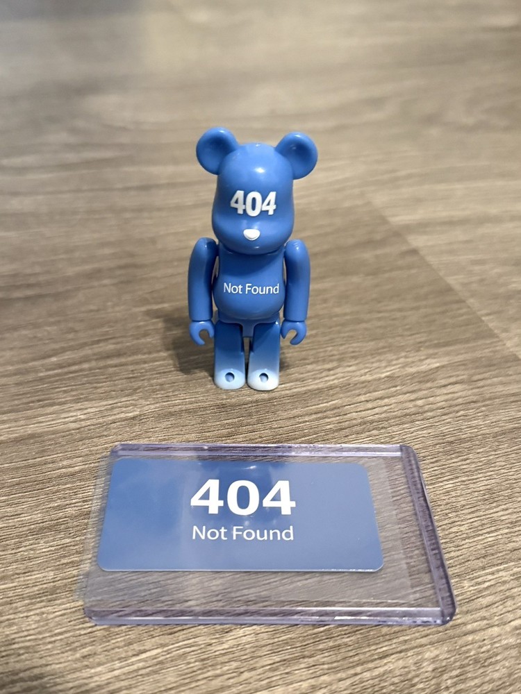 Bearbrick Series 48 “404 Not Found” Secret Rare 100% — Medicom Toy