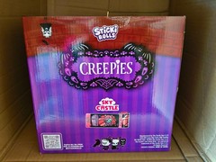 Lot Of 4 Creepies Sticki Rolls Capsule Wearable Shareable Sticker Bracelets