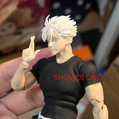 Custom 1/12 Jujutsu Kaisen Satoru Gojo Head Sculpt For 6″Romankey SHF Vtoys Body