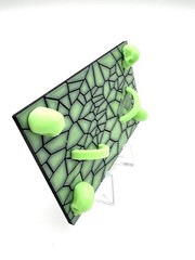 LOT OF 8 GLOW IN THE DARK CUSTOM STANDS FIT 5.5” MOTU. DISPLAY BASE STAND.