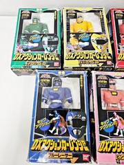 Gekisou Sentai Carranger DX 5pc lot Red Yellow Red Pink Blue Green