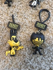BENDY AND THE INK MACHINE BACKPACK COLLECTOR CLIPS Lot Of 12 Ink Bendy Ect.