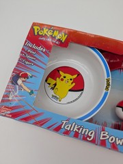 Vintage Pokemon Pikachu Talking Bowl Set 1999 Nintendo Funomenon