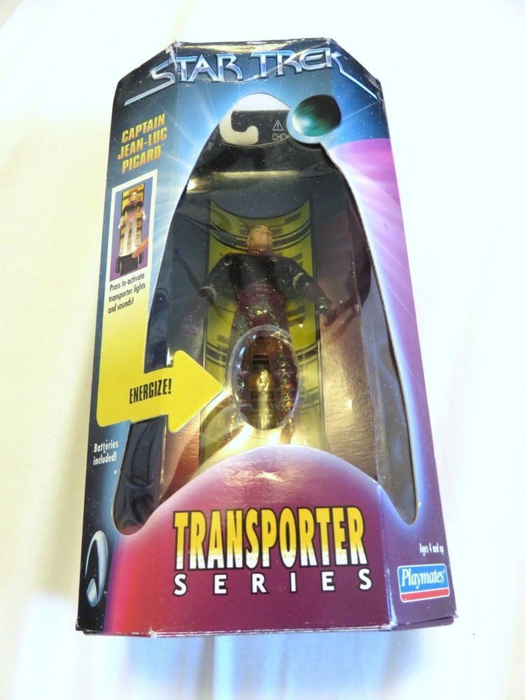 Star Trek TNG Transporter Series Capt. Jean Luc Picard 1998 Playmates