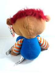 NWT chucky teddy bear plush Peek•a•Boo Stitched Eye with Knife F1