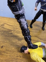 1993 Mattel Warner Demolition Man Kick Fighting Spartan Figure Lot Stallone 5.5”