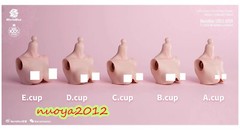 Worldbox 1:6 Big Bust Breast Replacement Cover Model For 12” Female Figure Body