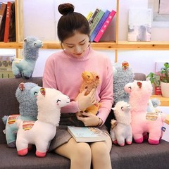 25CM Alpaca Llama Plush Toy Cute Stuffed Animal Pillow Kids Gift