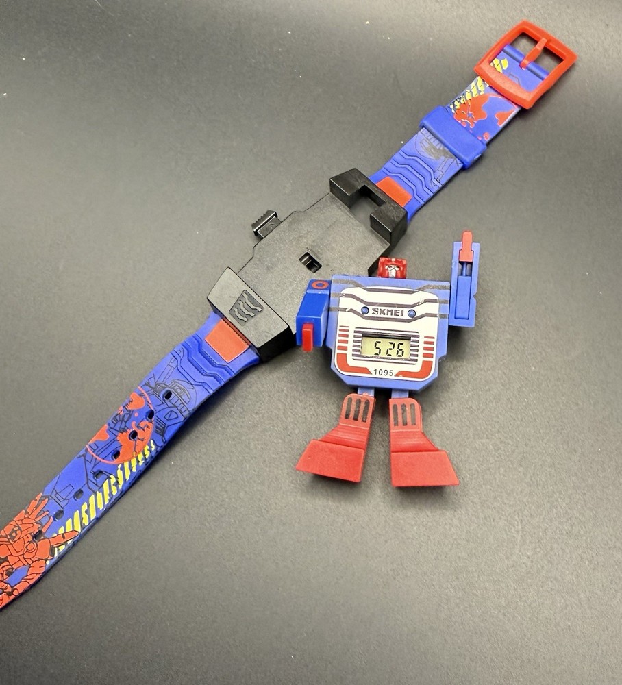 Digital Transformer Robot Sport Watch Kids NEW Transforming Toy Figure