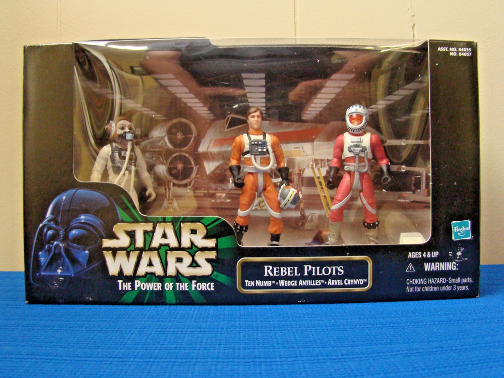 1999 Hasbro Star Wars: The Power of the Force Rebel Pilots 3-Pack
